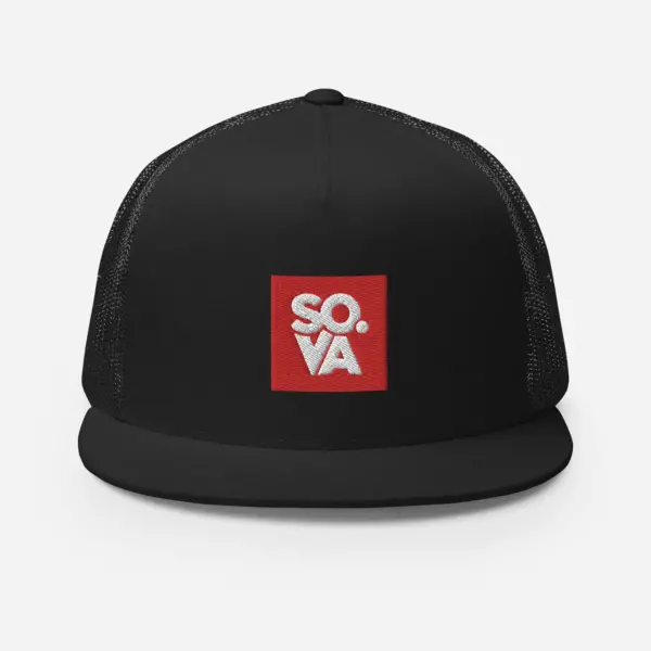 So-Virginia-OG-Logo-Trucker-Cap-Black-front