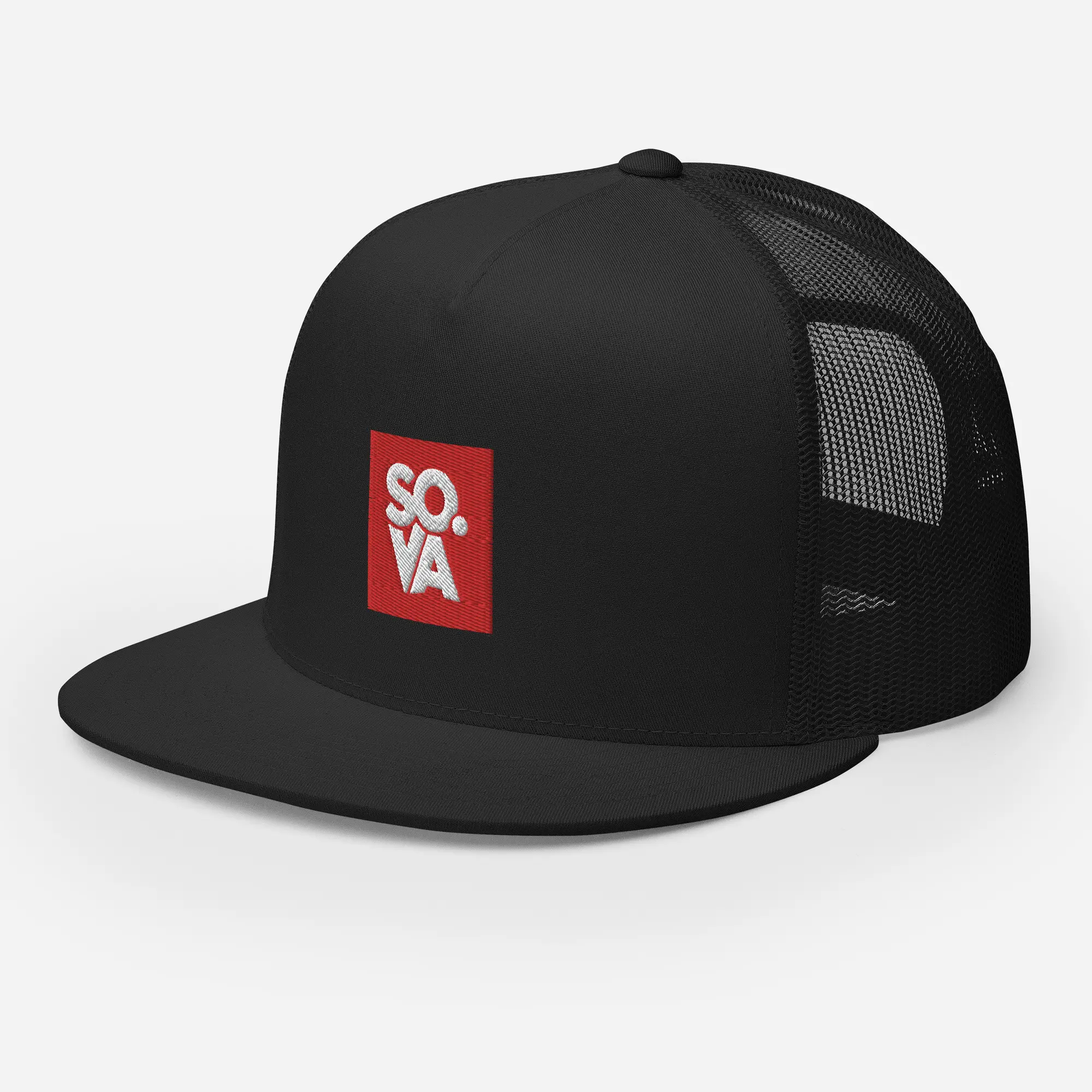 So Virginia OG Logo Trucker Cap Black left So-Virginia-OG-Logo-Trucker-Cap-Black-left