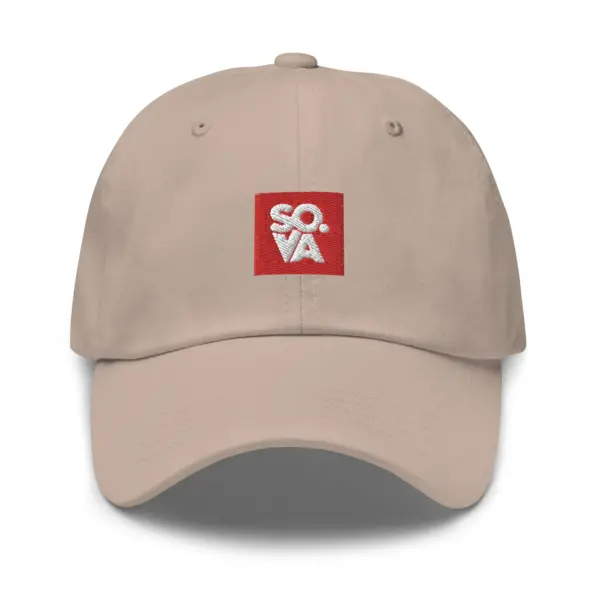 So-Virginia-Logo-Vintage-Dad-Hat-Stone-Front