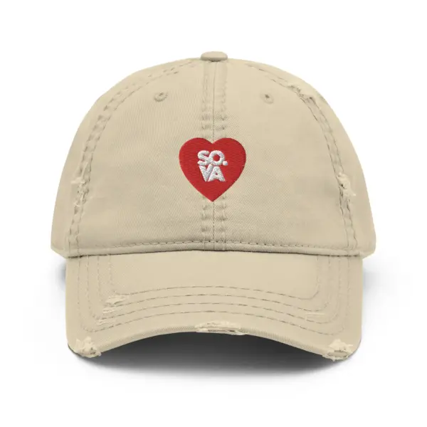 So-Virginia-In-Love-Distressed-Dad-Hat-khaki-front