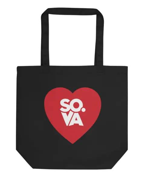 So-Virginia-Lovers-Eco-Tote-Bag-Black-front