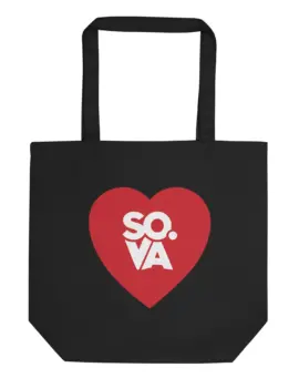 So Virginia Lovers – Eco Tote Bag – Black