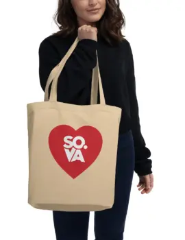 So Virginia Lovers – Eco Tote Bag – Oyster