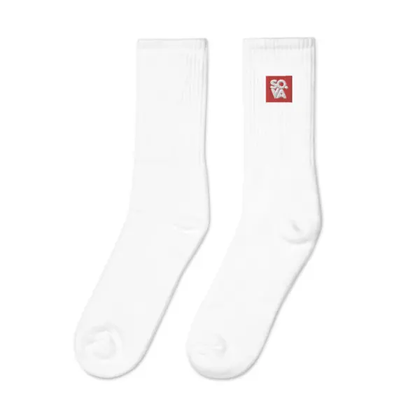 So-Virginia-OG-Logo-Embroidered-Crew-Socks-White-Left