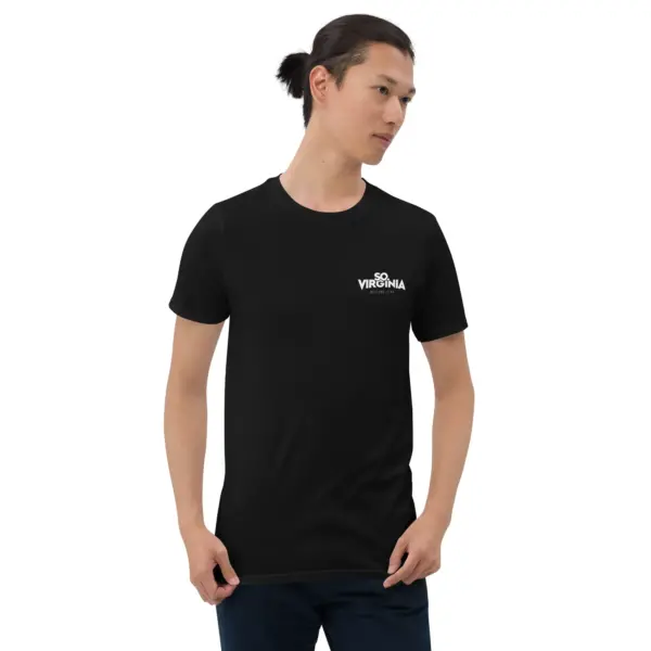 Welcome-to-So-Virginia-Tee-Black-Front-Model
