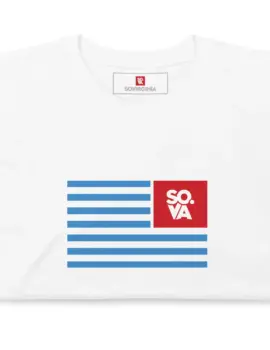 So Virginia Flag Shirt – White