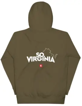 So Virginia Stateline – Hoodie – Military  Green