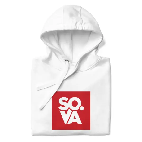 So-Virginia-Logo-Hoodie-White-Folded