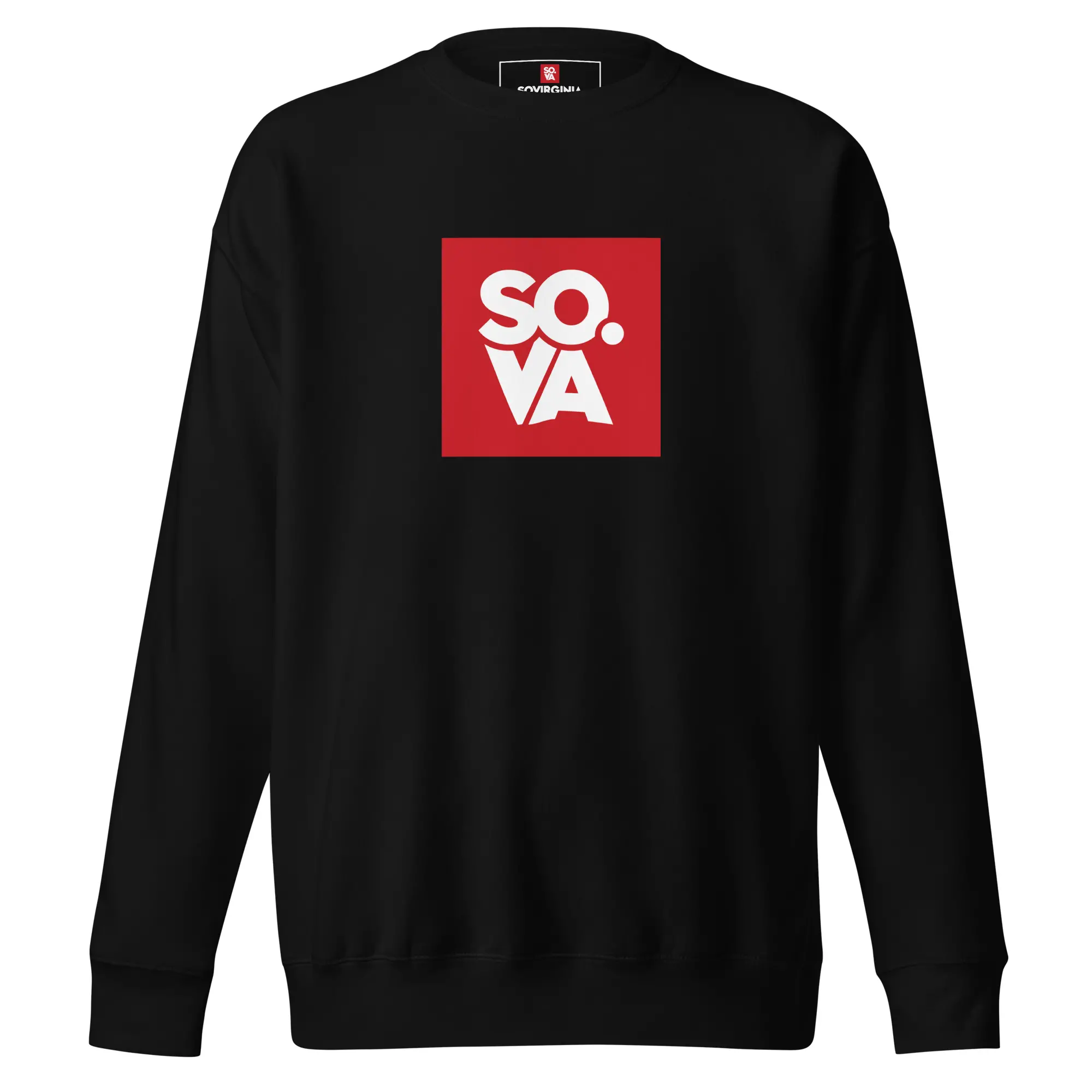 So Virginia Logo Sweatshirt Black Front2 So-Virginia-Logo-Sweatshirt-Black-Front2