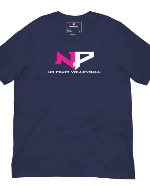 No Panic Volleyball Tee - Navy